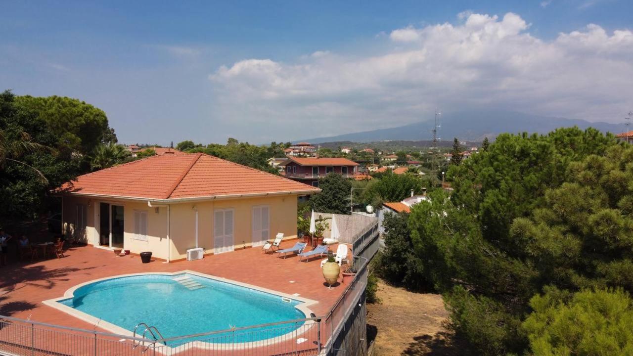 Holiday Flower Villa Panoramica Sul Golfo Di Catania Misterbianco Kültér fotó